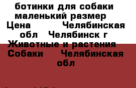 ботинки для собаки (маленький размер) › Цена ­ 400 - Челябинская обл., Челябинск г. Животные и растения » Собаки   . Челябинская обл.